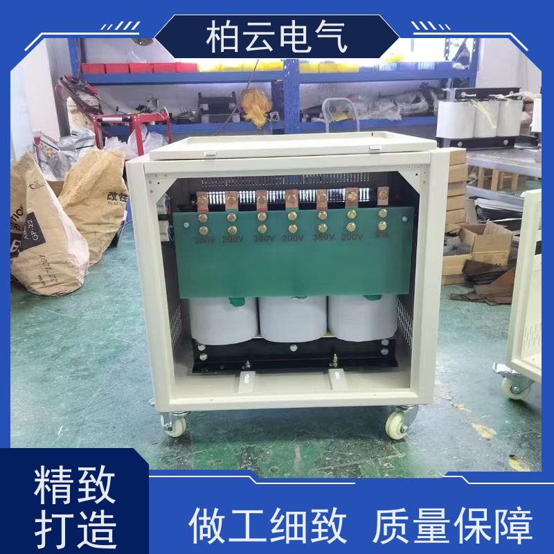 柏云电气 自耦200V变380V 干式交流变压器 带外箱有地线零线 电源稳定