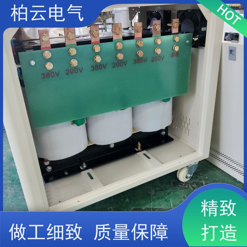 柏云电气 日本三相200V电压转380V电压 变压器带外箱带地线 电源稳定