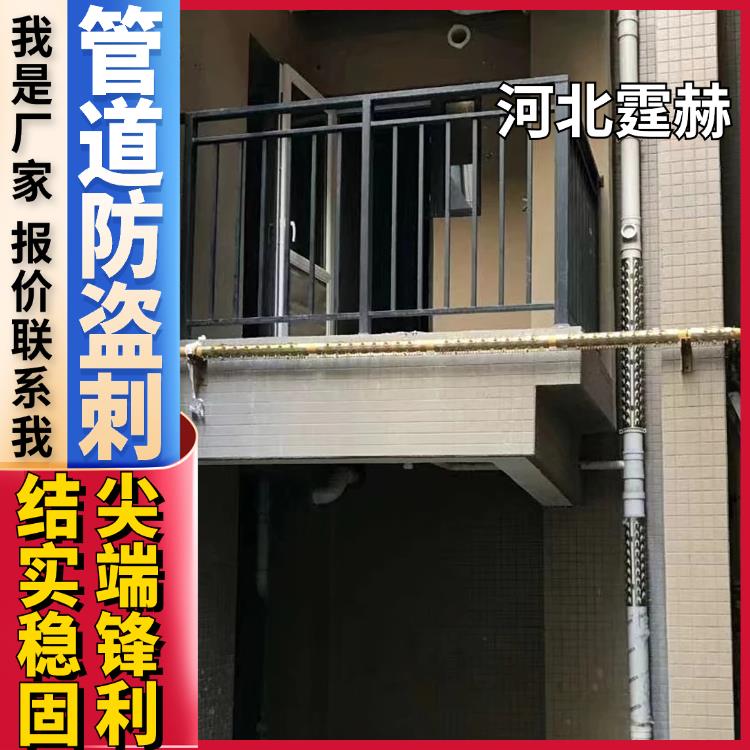 霆赫 天然气管道镀锌防爬刺钉 平板平刺 小区围墙防盗刺 结实稳固