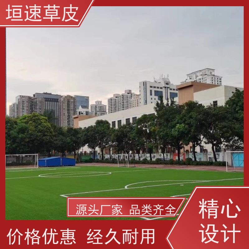 垣速 足球场场地翻新承载力强 景观人造草坪两年质保 上海足球场承建