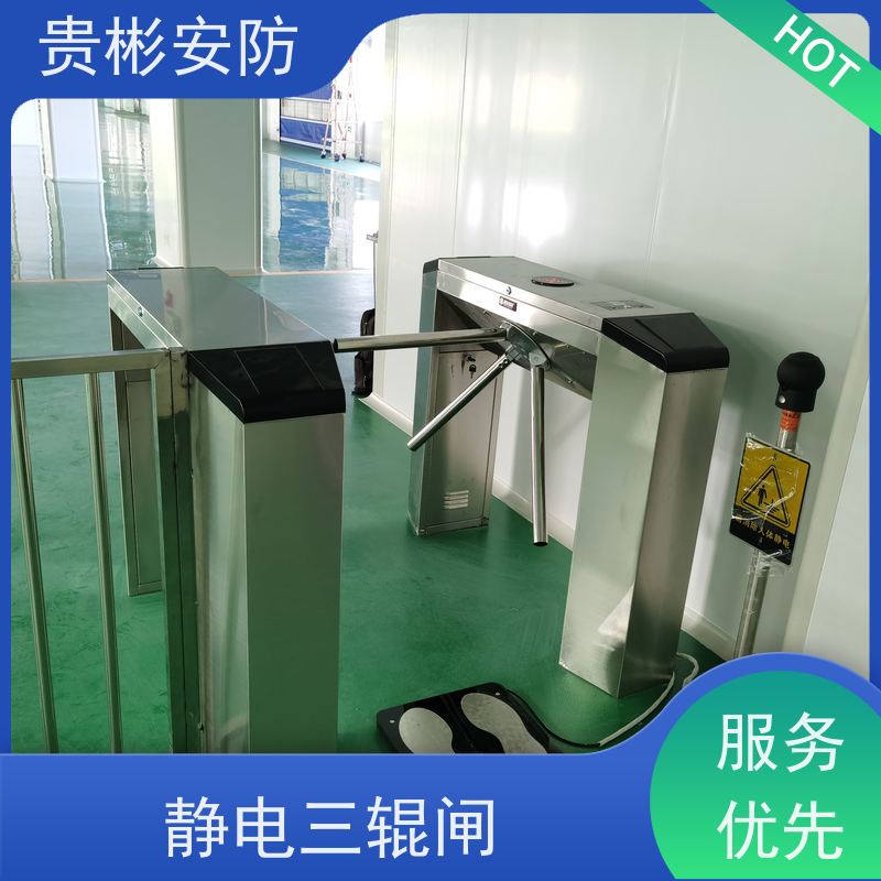 贵彬安防 电子厂车间 esd静电测试摆闸 单向/双向通行 诚信经营