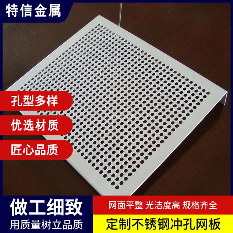 特信 冲孔钢板网 菱形拉伸网 外架平台脚踏网 支持定制