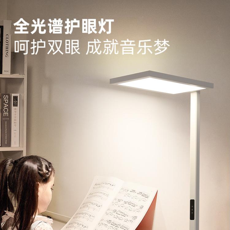 落地护眼灯立式学习专用台灯儿童房卧室书桌钢琴阅读全光谱大路灯