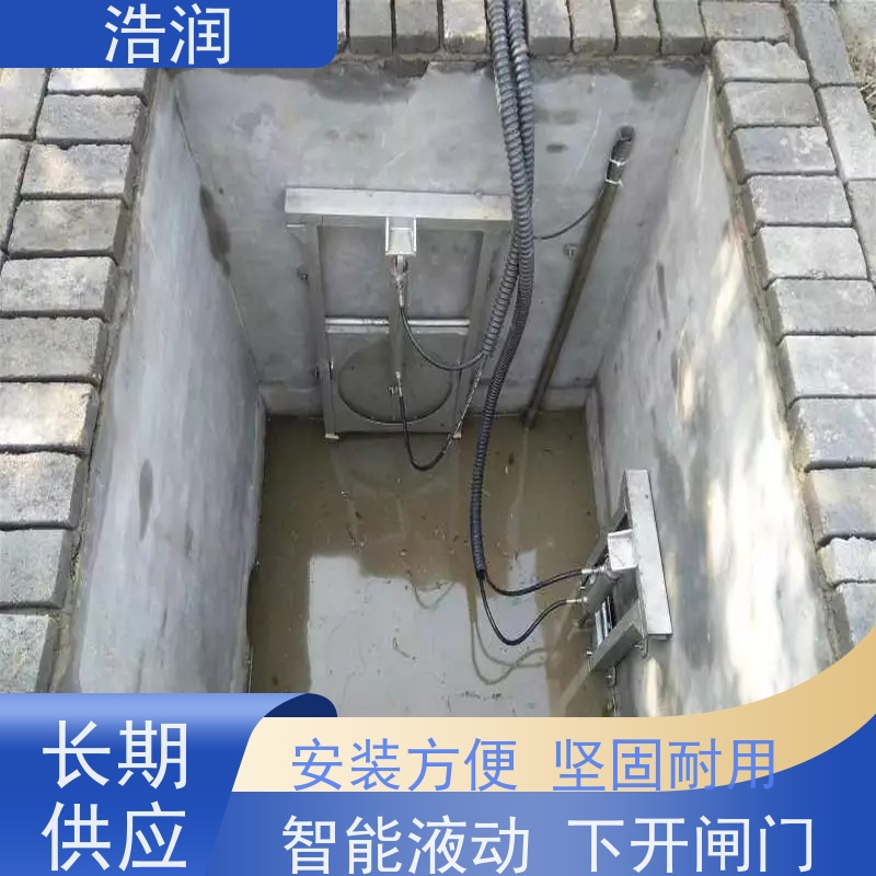 浩润 自动智能控制下开式闸门 运行平稳 做工精细 长期供应