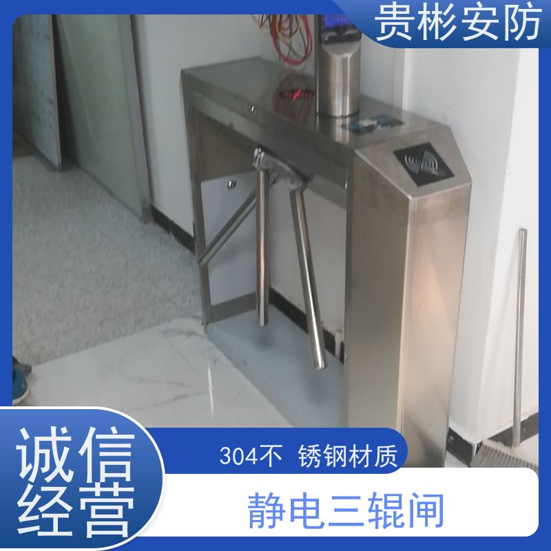 贵彬安防 闸机门禁系统 esd静电测试摆闸 304不锈钢材质 供货及时