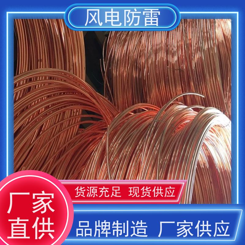 风电防雷 规格齐全 可定制 非 金 属石 墨选材 铜包钢扁钢50*5mm