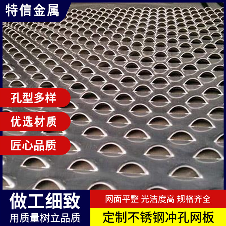 特信制品 厂家直供 冲孔网 可用于工地的防坠 金属洞洞板