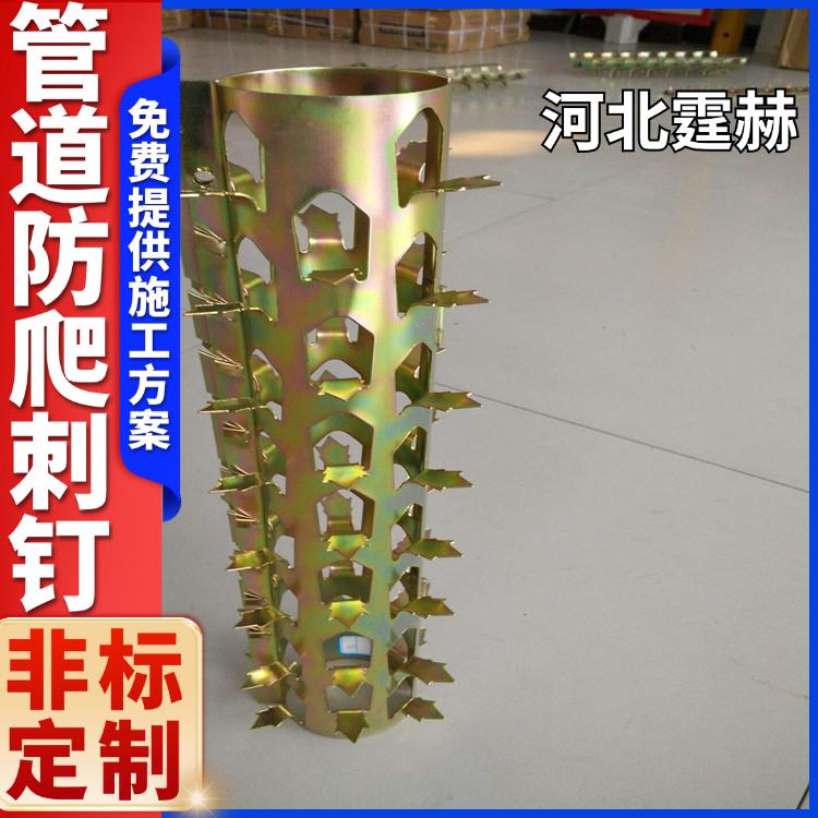 霆赫 落水管道防爬刺 仓库保护刺 围墙不锈钢防盗刺 防鼠刺 加工定制
