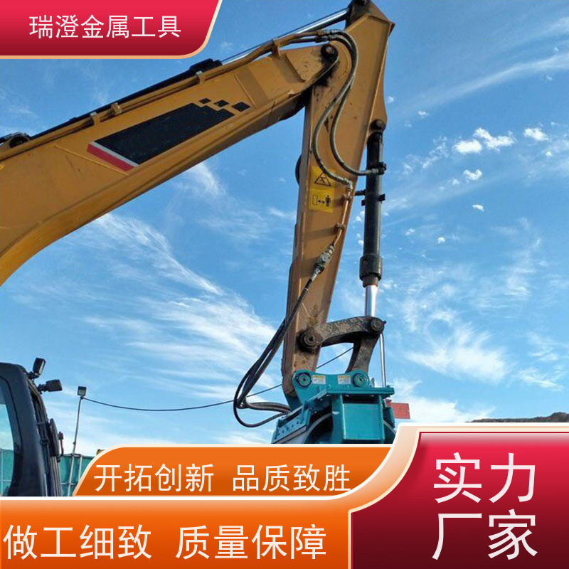 瑞澄挖机属具 护坡平整 挖掘机滚筒夯 维护简便 品质优良