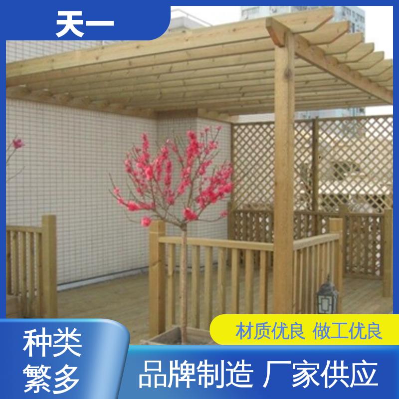 小青瓦古建凉亭防腐木连廊 环保油漆 厂家施工安装 包工包料 天一木屋