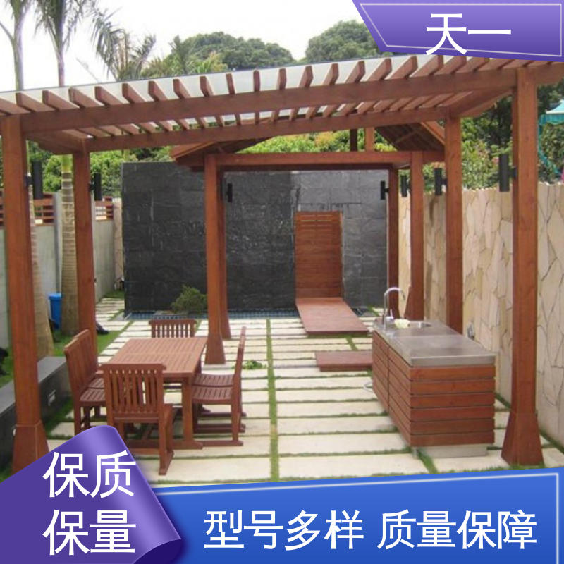 小青瓦古建凉亭连廊 不易褪色 款式多样 环保油漆 天一