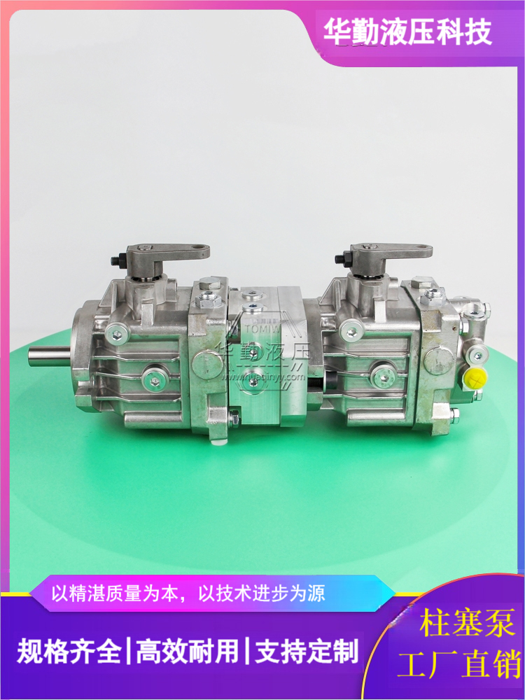 双联轴向变量柱塞泵 厂家直发 工作稳定可靠，专业值得信赖 华勤液压