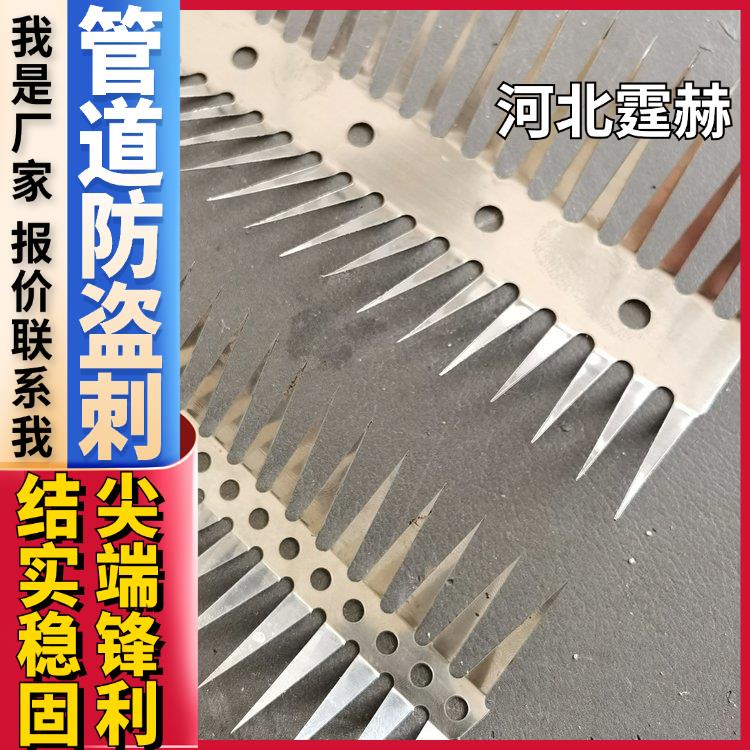 霆赫 小区围墙钢刺 防小偷攀爬倒刺钉 下水管道防爬刺 坚固实用