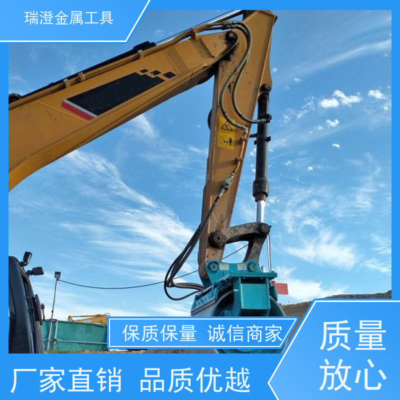 瑞澄挖机属具 河道护坡 液压滚筒夯实机 节省人工 厂家供应