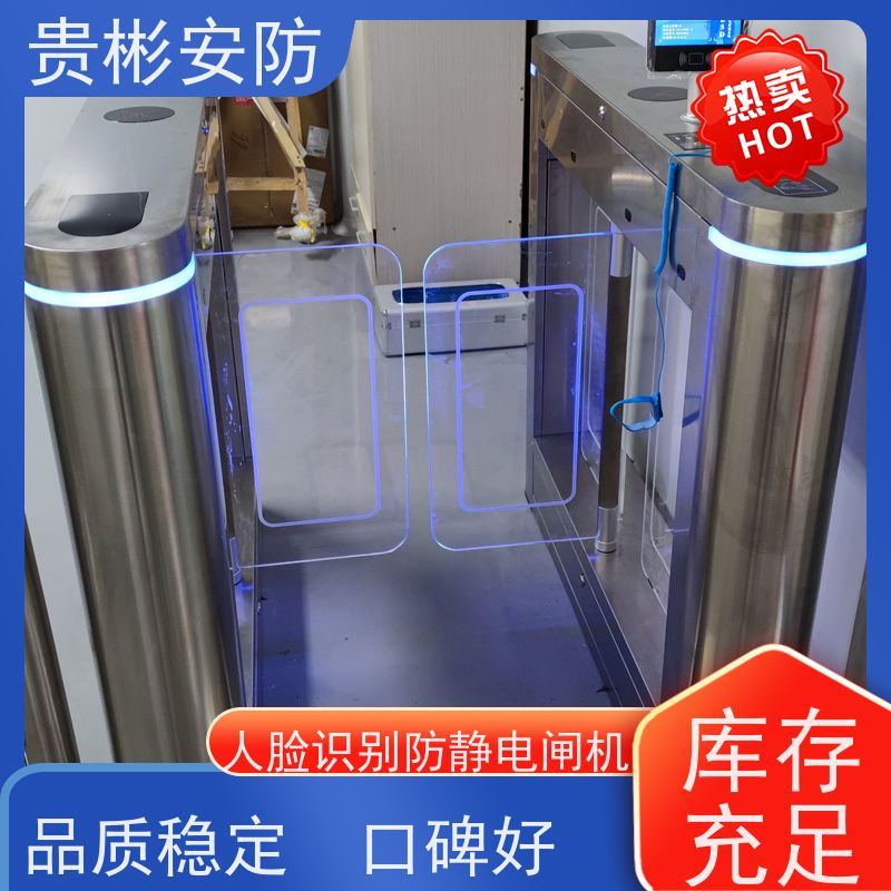 贵彬安防 esd门禁系统一体机 防静电摆闸 开闸时间0.2s 适用广泛