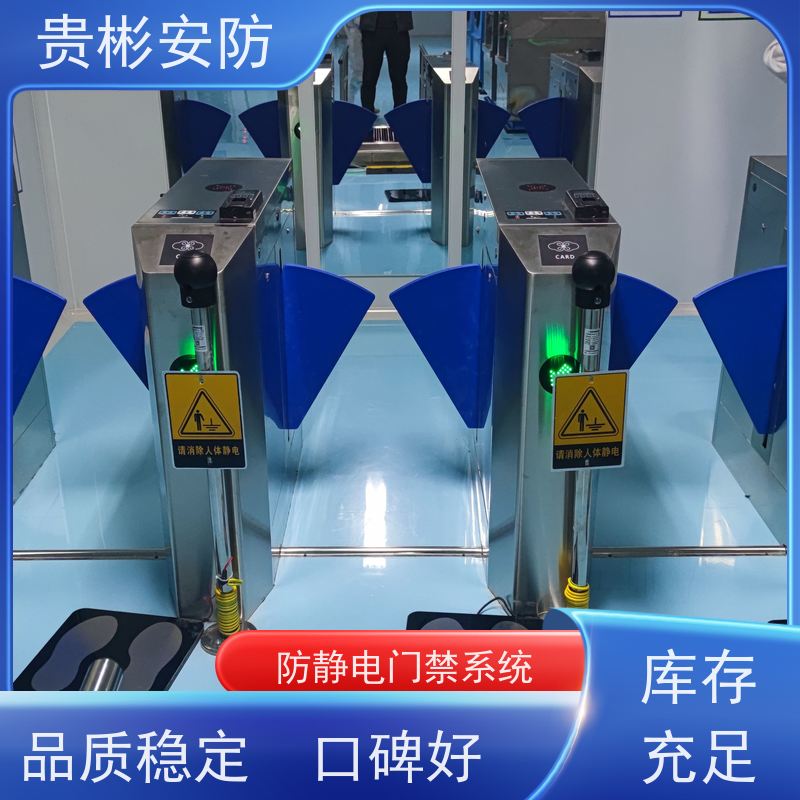 贵彬安防 闸机门禁系统 esd静电测试摆闸 电子厂车间翼闸 长期供应