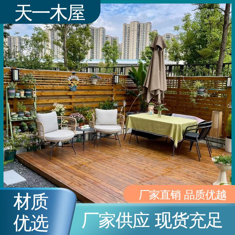 天一木屋 防腐木绿化隔离栏栈道护栏 经久耐用 大量现货 规格款式多样