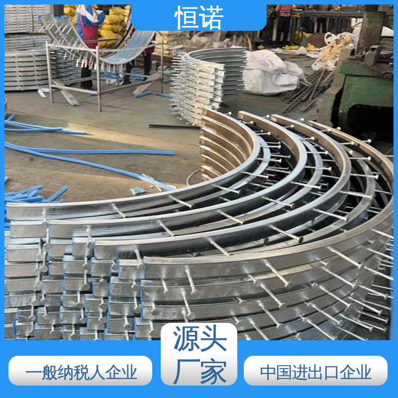 发货及时 防腐性好 热镀锌弧形预埋槽道 订做异型件 恒诺