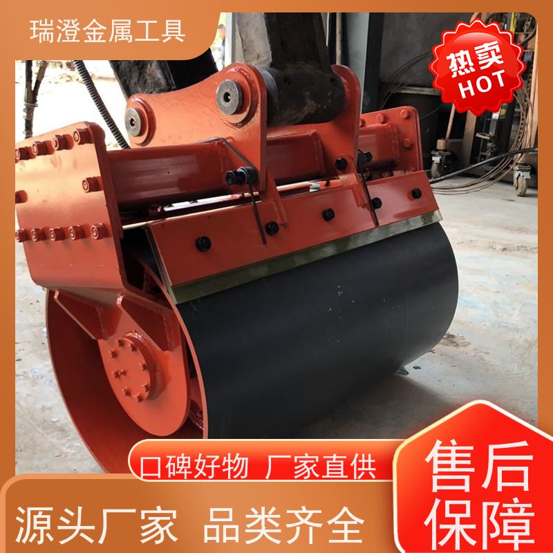 瑞澄挖机属具 路基护坡 液压滚筒振动夯 按需定制 性价比高