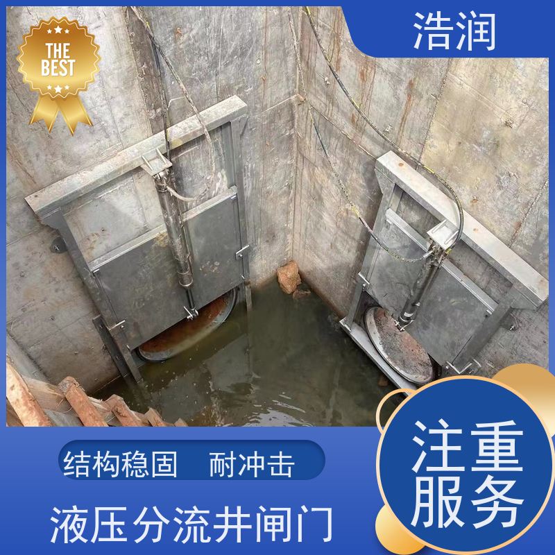 浩润 智能液动下开闸门 防腐性强 结构合理 性能稳定