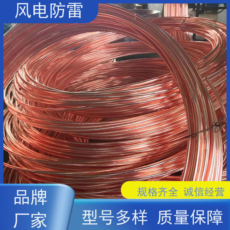 风电防雷 25*4mm镀铜扁钢 性能稳定 使用安全 石 墨材料阻值低