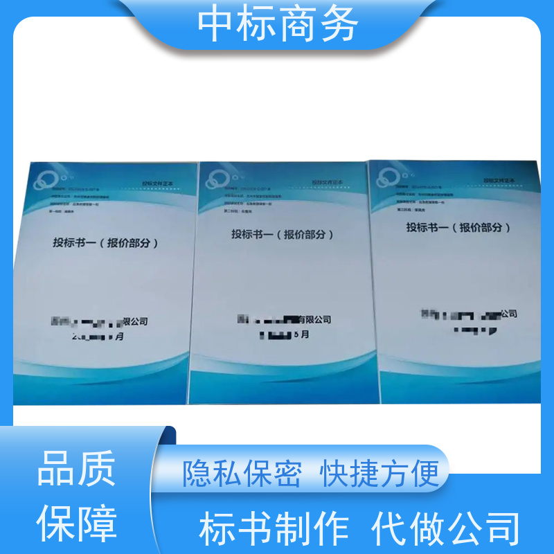 中标商务 四 川 投标标书制作代写公司 优秀的排版设计 提高其竞争力