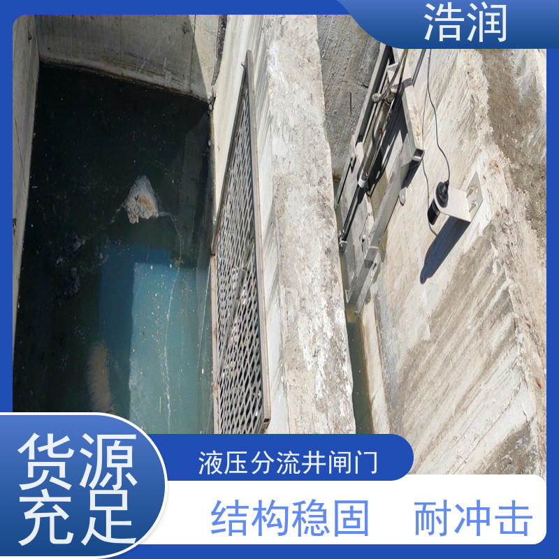 浩润 一体化液动下开式闸门 304不锈钢材质 全国供应