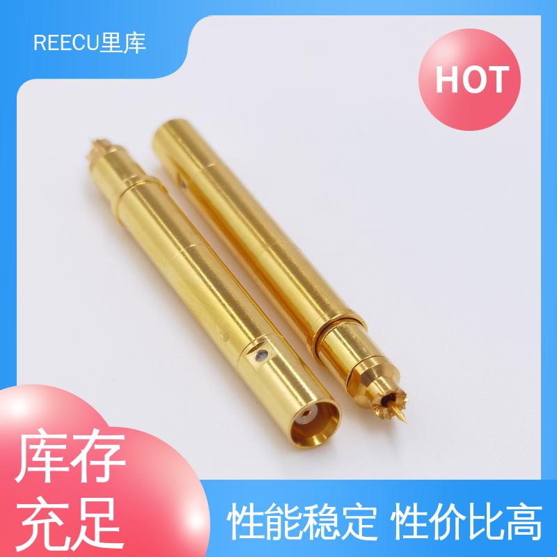 REECU 里库 两针测试探针 适用广泛 外壳铍铜镀金材质 
