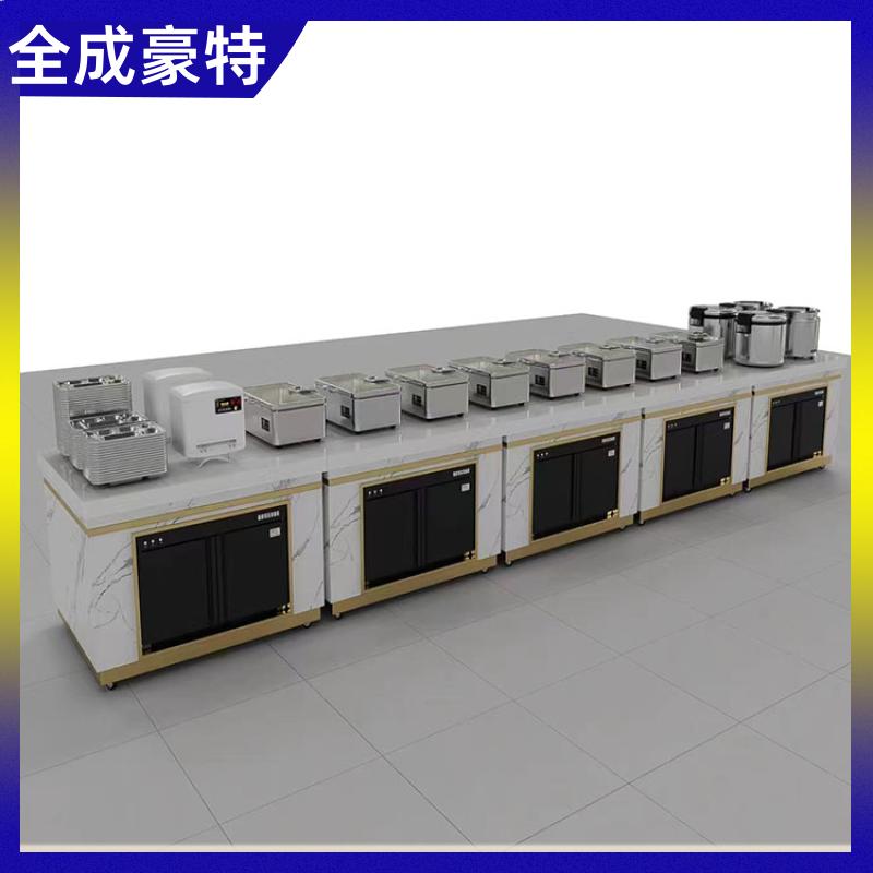 全成豪特 学校饭店 商用厨房前期测量 自助打餐台