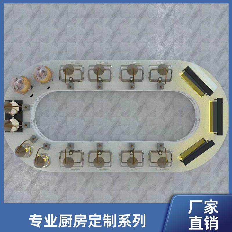 全成豪特 学校饭店 商用厨房整体安装 自助打餐台