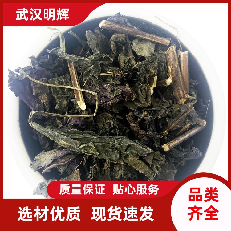 紫苏叶原料直供不熏染产地直供头茬新品特干泡茶紫苏香苏厂商电话