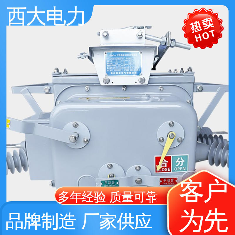 西大电力 ZW20-12F/630 安装方便 操作简单 分界户外高压真空断路器