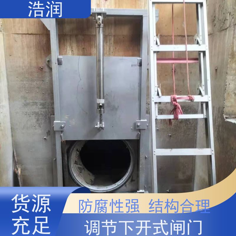 浩润 自动智能控制下开式闸门 防腐性强 结构合理 长期供应