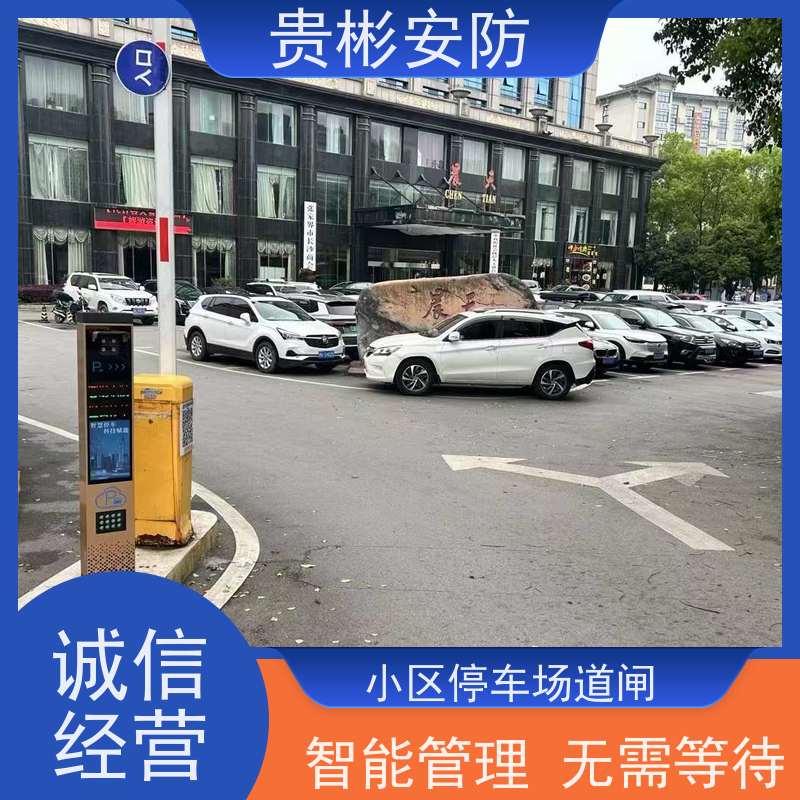 贵彬安防 小区门禁升降杆 一进一出道闸 高清像素 识别率高 诚信经营