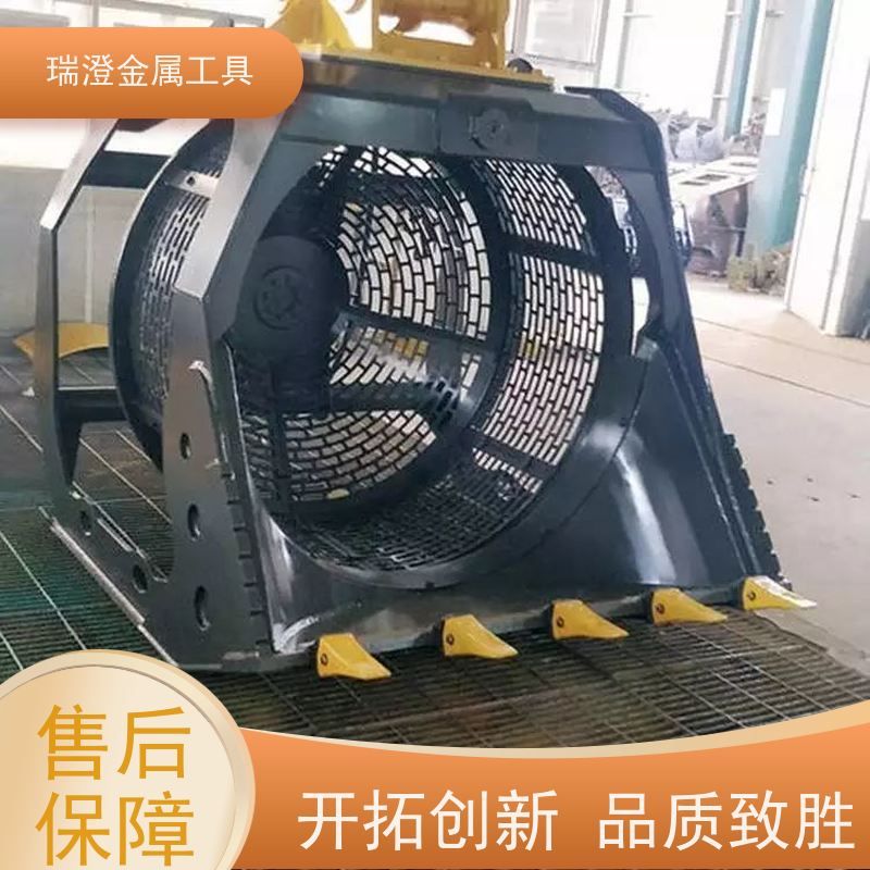 瑞澄挖机属具 矿石分级 液压滚筒筛 适应性强 严格品控
