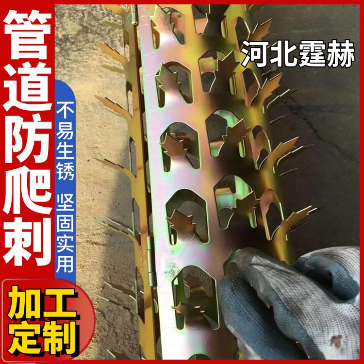 霆赫 小区围墙钢刺 防小偷攀爬倒刺钉 下水管道防爬刺 加工定制
