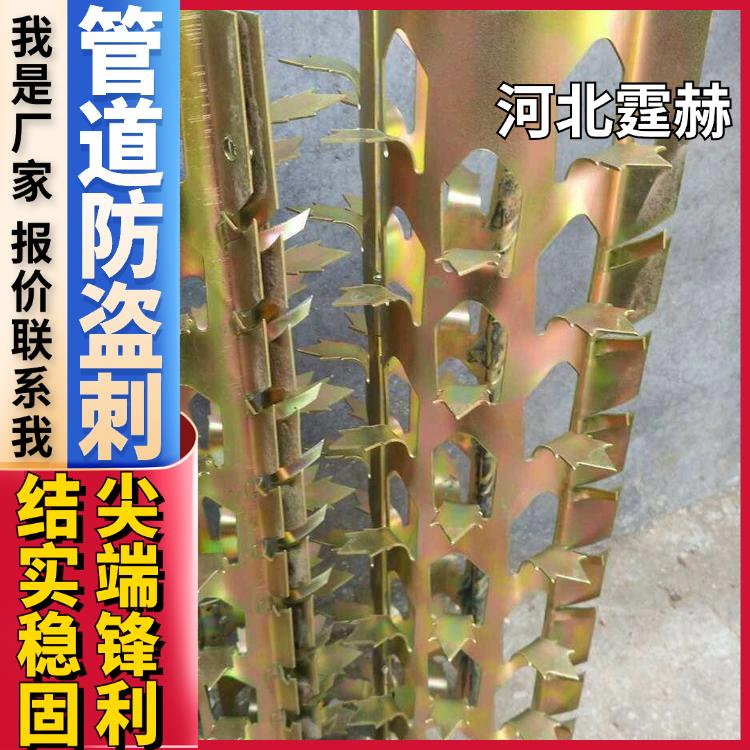 霆赫 小区围墙钢刺 防小偷攀爬倒刺钉 下水管道防爬刺 生产厂家