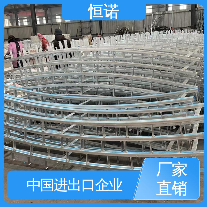 热镀锌弧形预埋槽道 坚固耐用 实体厂家 可寄样品 恒诺