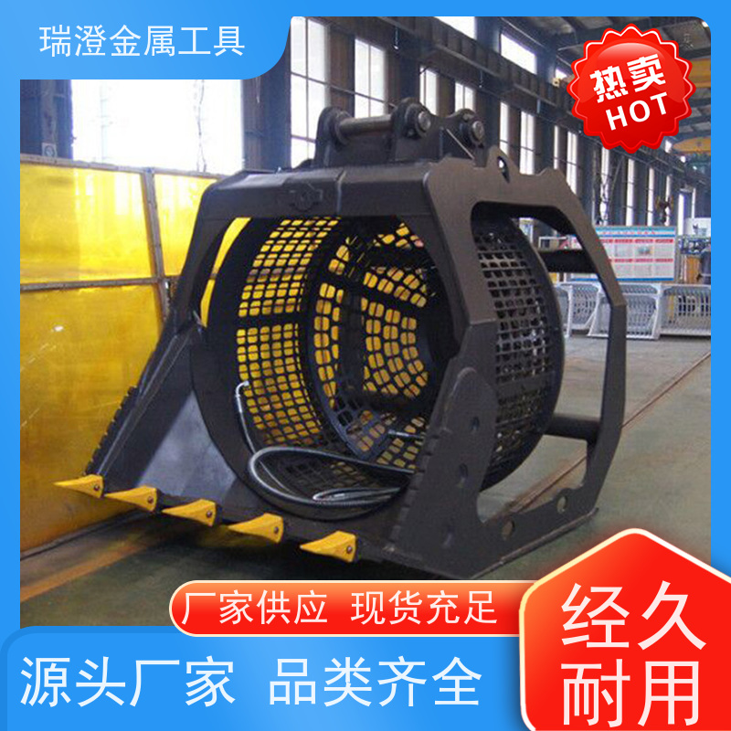 瑞澄金属机具 矿石分级 河道洗沙筛石斗 维护简便 性价比高