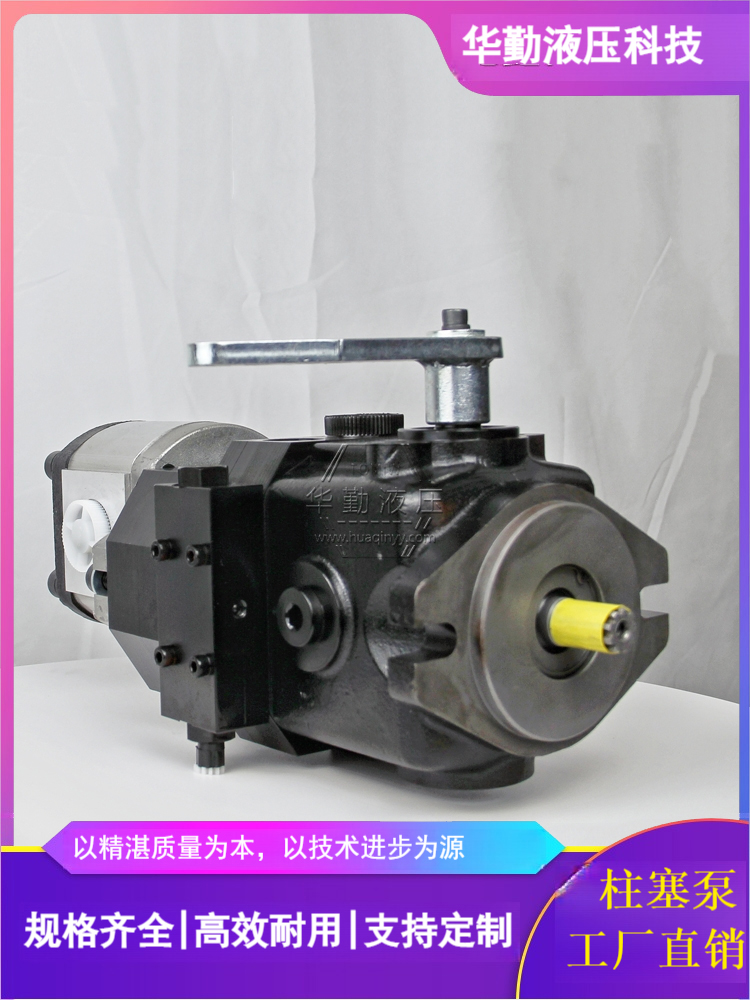 支持定制 低噪音，高效率，易安装 微型柱塞油泵 华勤液压