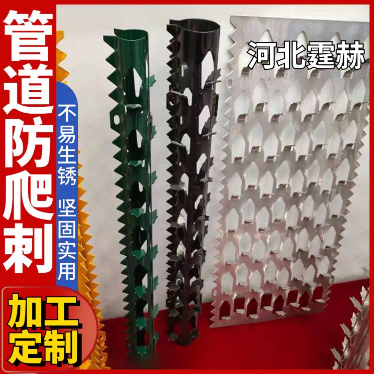 霆赫 不锈钢居民区防盗刺 阳台围墙防爬刺 管道全包刺钉 不易生锈