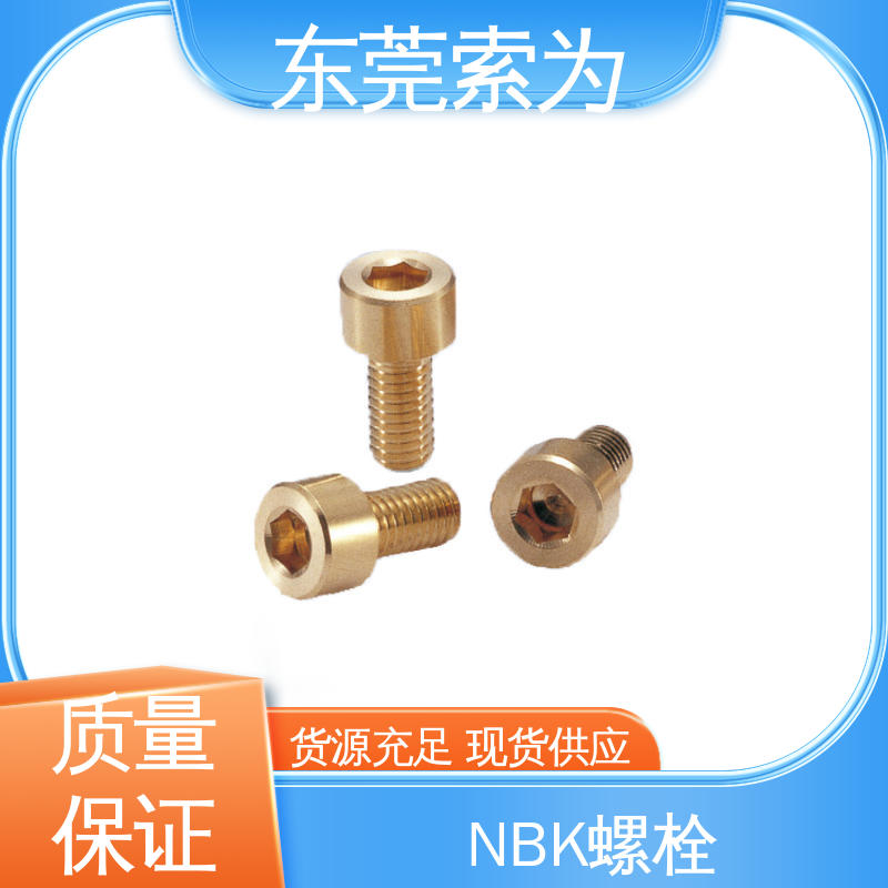 供应 NBK磷青铜内六角圆柱头螺栓 螺丝钉 通用设备制造用