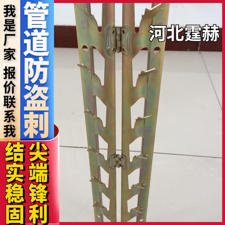 霆赫 燃气管道防爬刺 镀锌刺钉 防小偷防鼠围墙排水管防盗刺 不易生锈