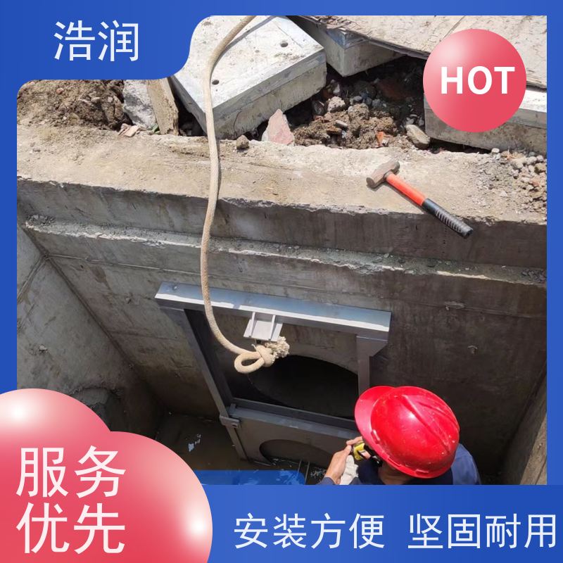 浩润 一体化液动下开式闸门 结构稳固 抗压好 诚信经营