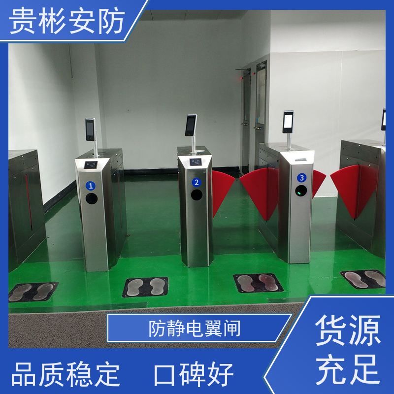 贵彬安防 esd防静电闸机 电子厂车间翼闸 诚信经营