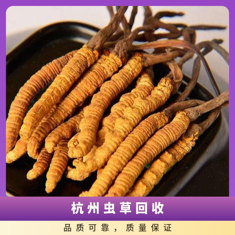 杭州拱墅冬虫夏草回收 洋酒燕窝鱼胶虫草回收店面