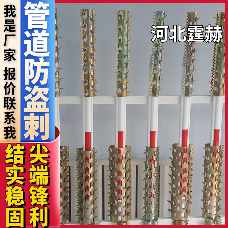 霆赫 围墙阳台防攀爬平刺 燃气雨水排水管镀锌不锈钢防爬刺 尖端锋利