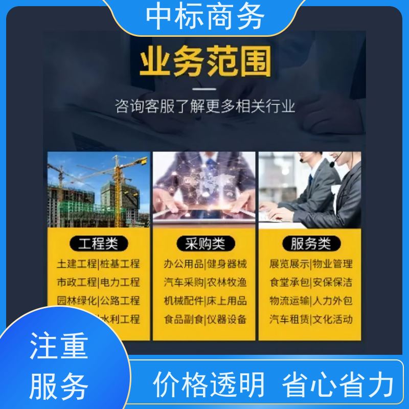 中标商务 四 川 制作标书 严谨性强 结构清晰 为客户量身定制