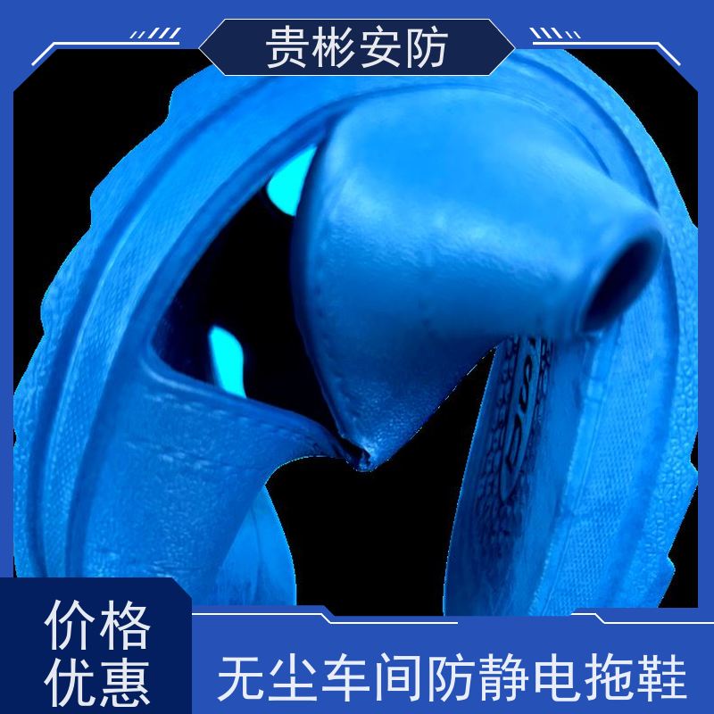 贵彬安防 无尘车间 esd静电拖鞋 一体注模成型 品质可信