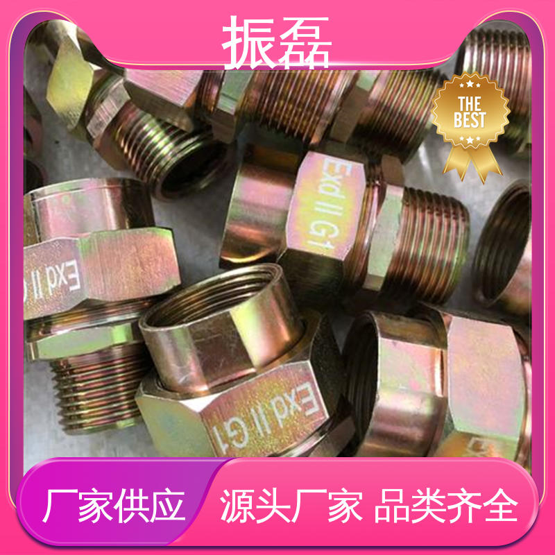 振磊 一寸内外螺纹 不锈钢防爆对丝 BGJ BHJ防水软管